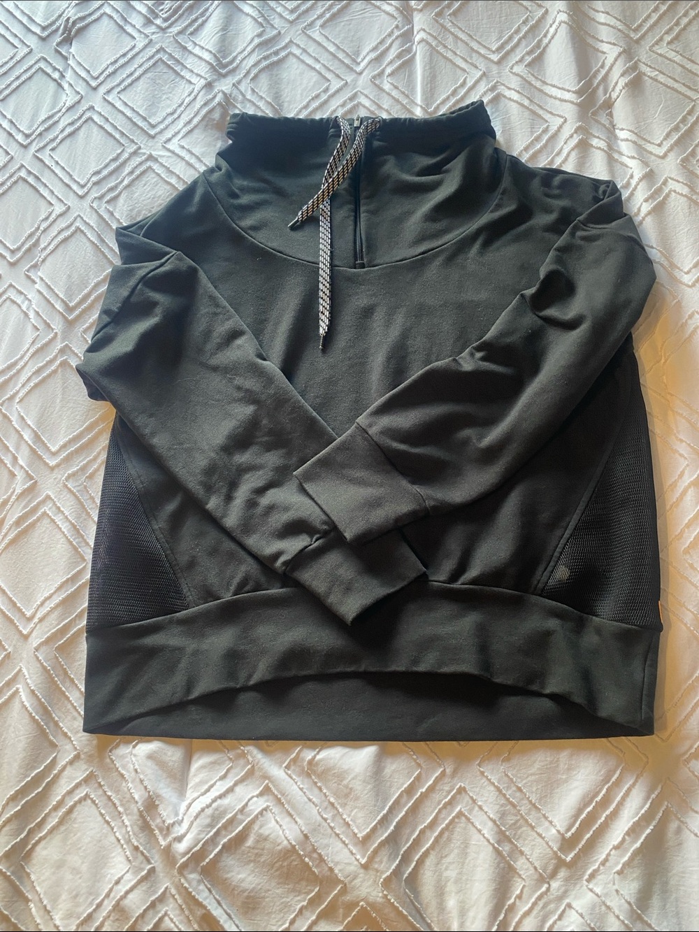 Lucy Black Zip-Up Funnel Neck Jacket